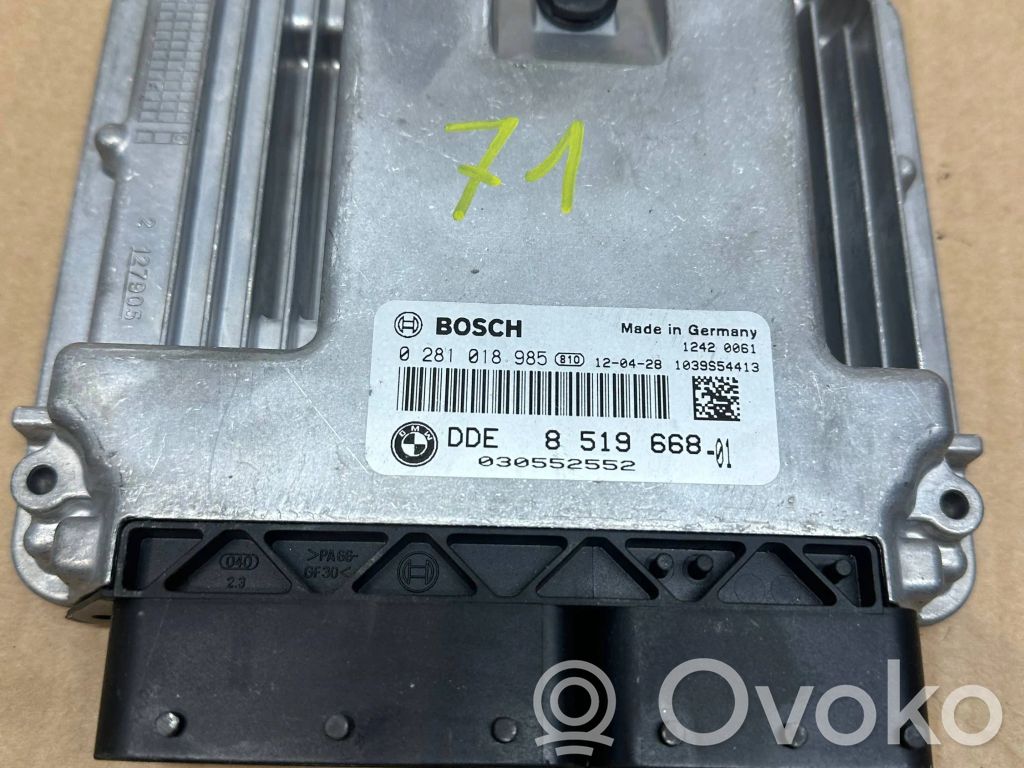 BMW 3 E90 E91 Engine control unit/module 