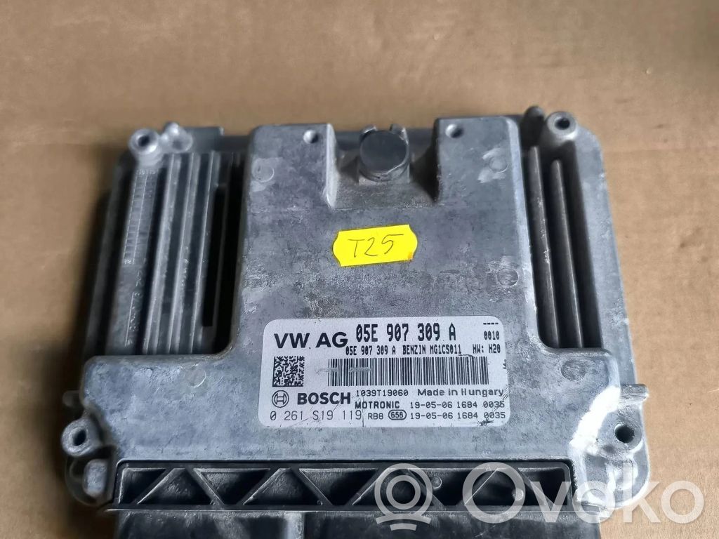 Seat Leon (5F) Engine ECU kit and lock set 