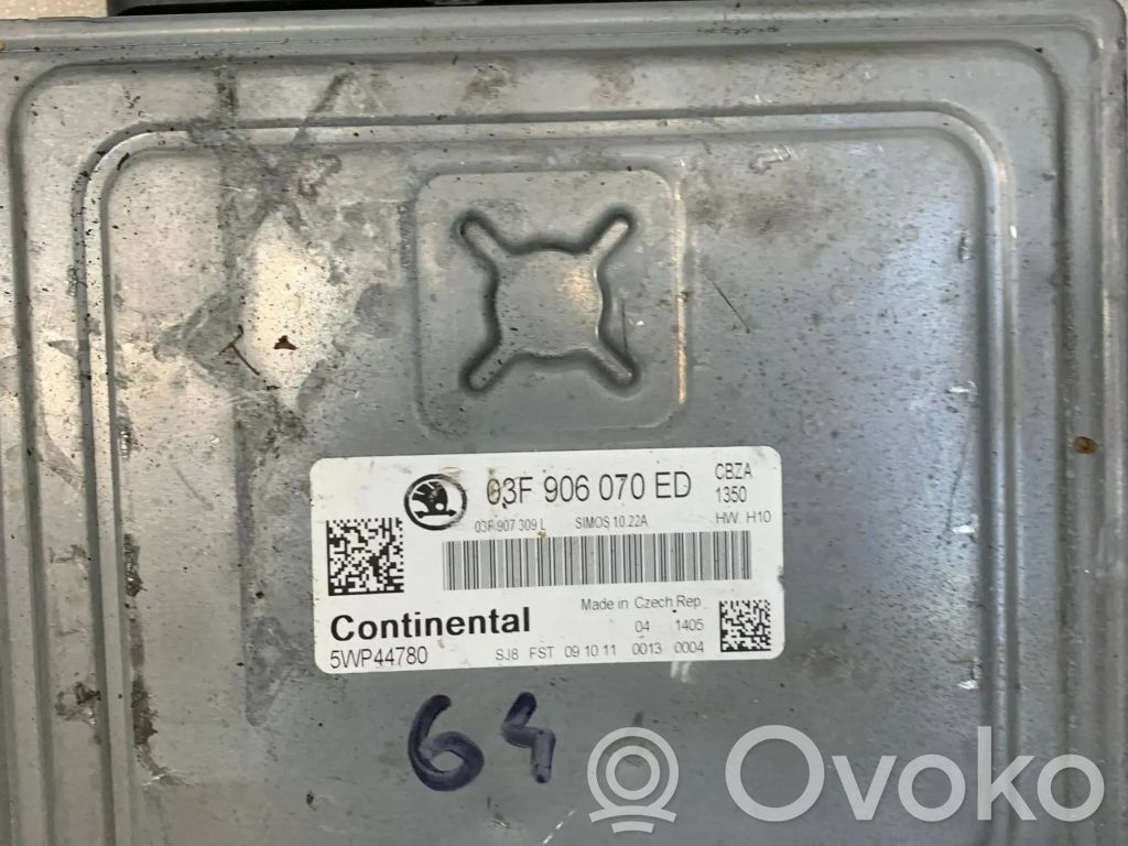 Skoda Fabia Mk2 (5J) Engine control unit/module ECU 