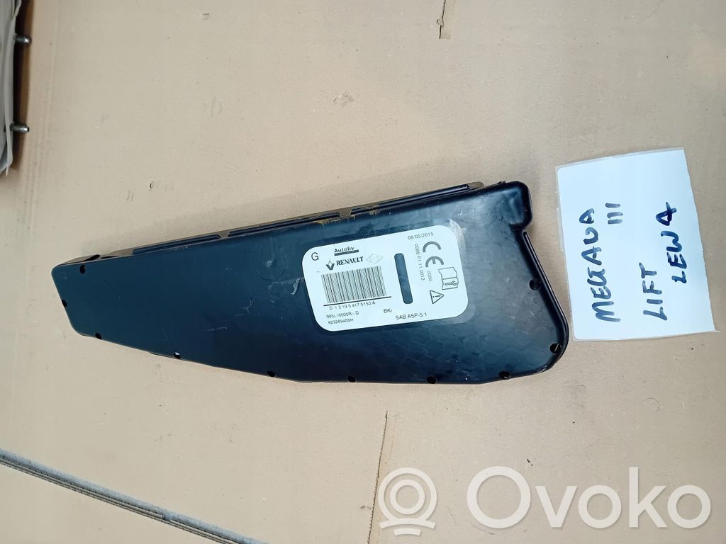 Renault Megane III Poduszka powietrzna Airbag kierownicy 