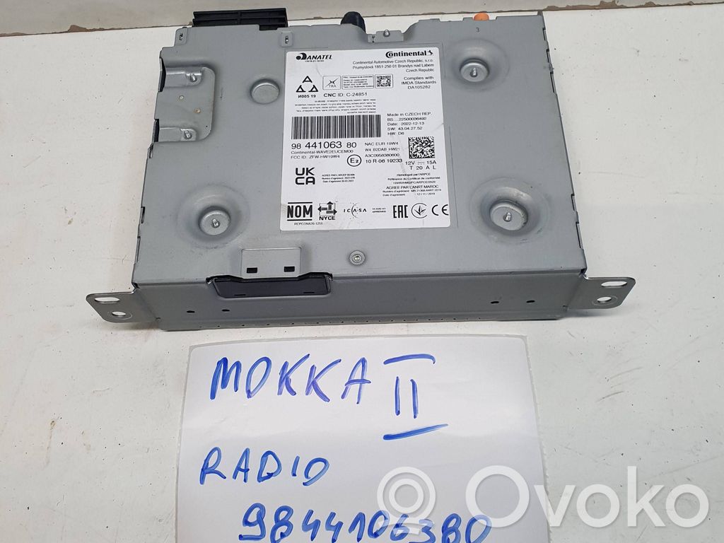 Opel Mokka B Panel / Radioodtwarzacz CD/DVD/GPS 