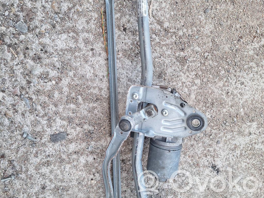 Audi A6 S6 C6 4F Mechanizm i silniczek wycieraczek szyby przedniej / czołowej 