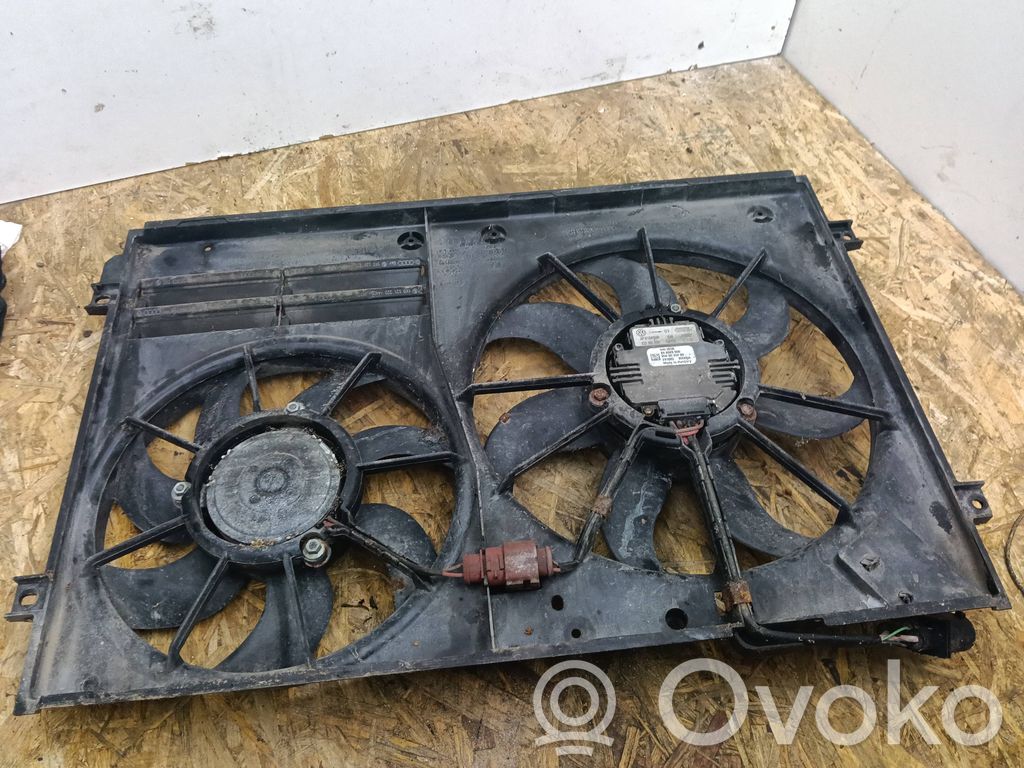 Volkswagen PASSAT B6 Elektryczny wentylator chłodnicy 