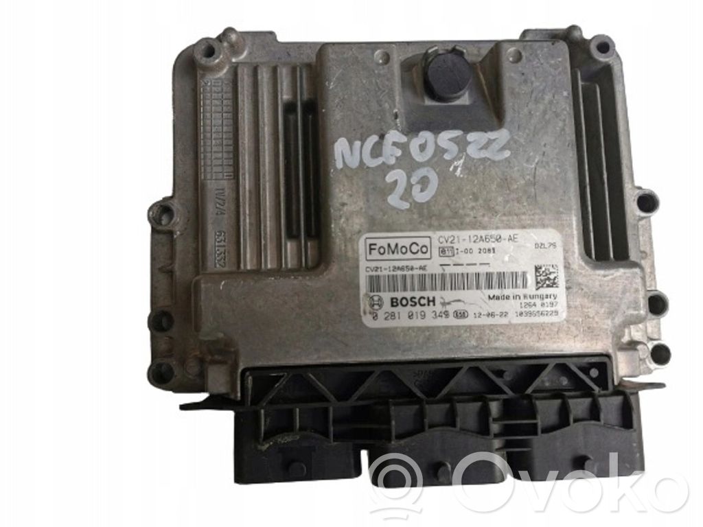 Ford Fiesta Engine ECU kit and lock set 