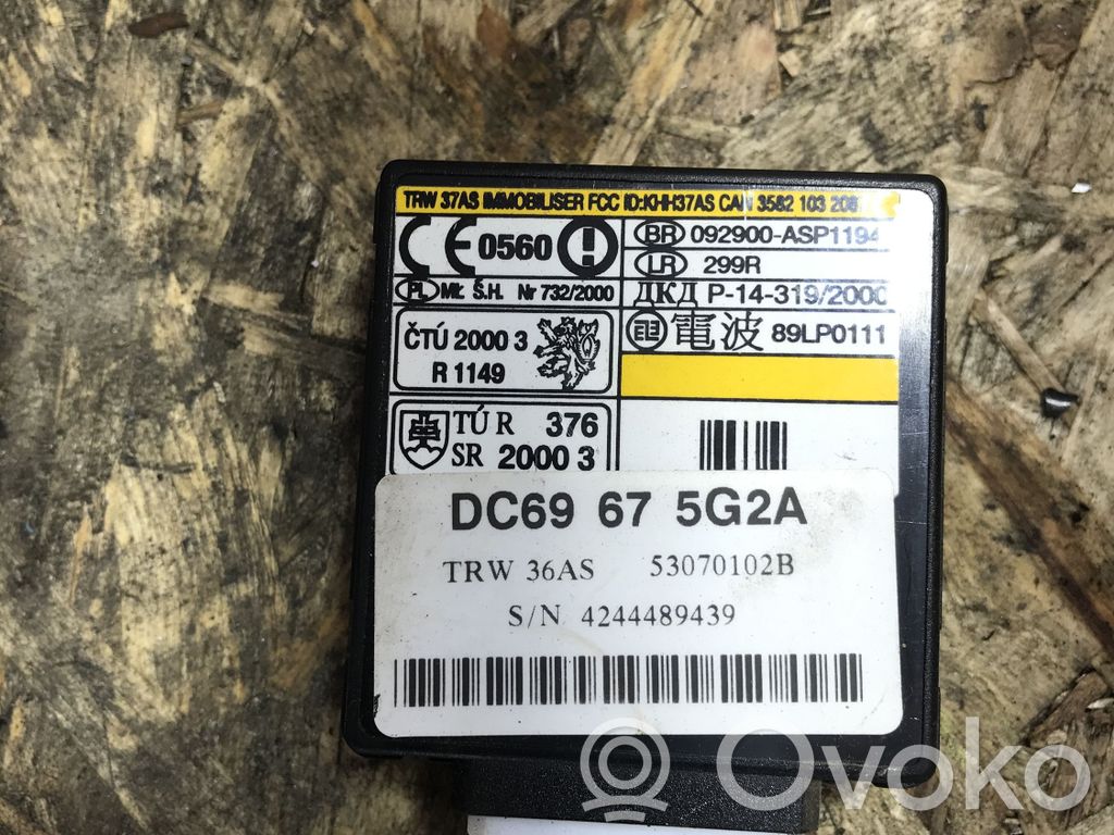 Mazda MPV Immobilizer control unit/module 