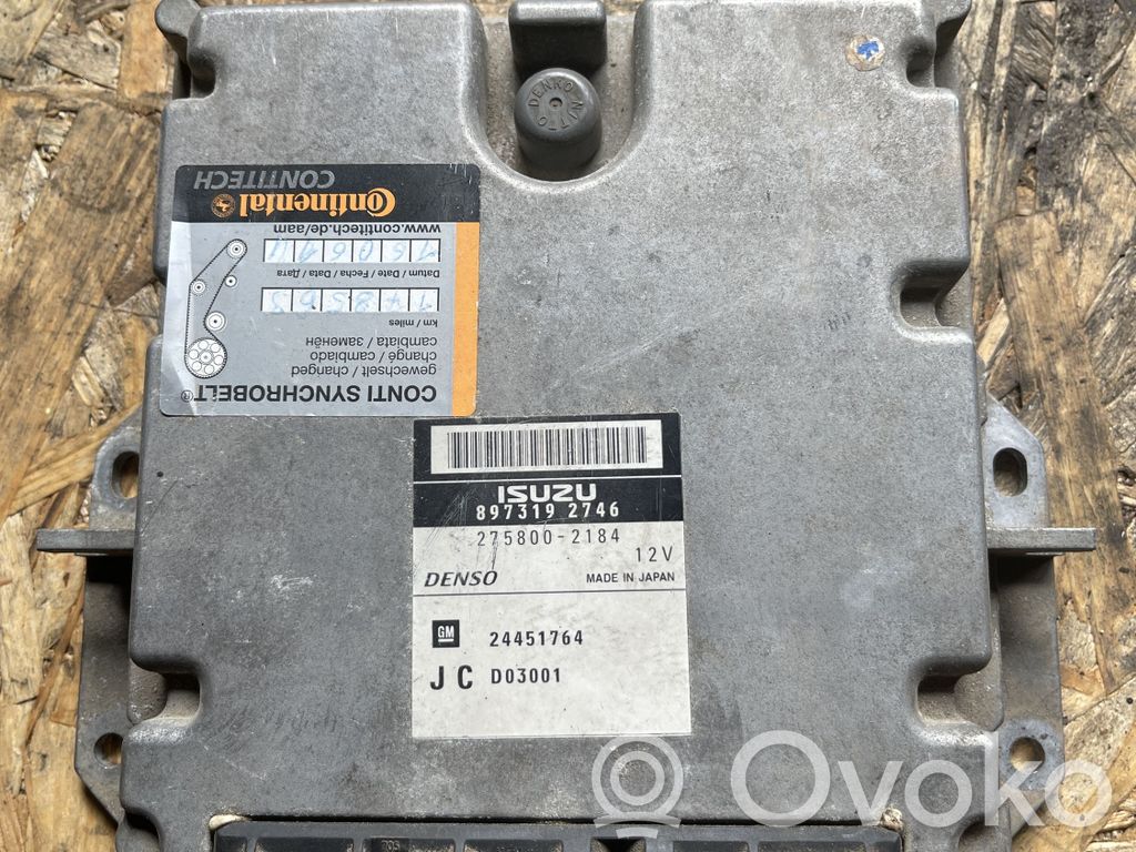 Opel Vectra C Engine control unit/module 