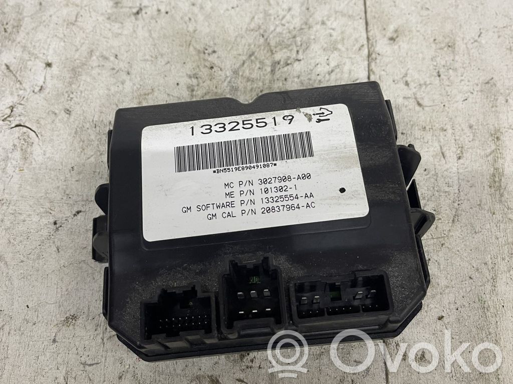 Tailgate/trunk control unit/module   13325519