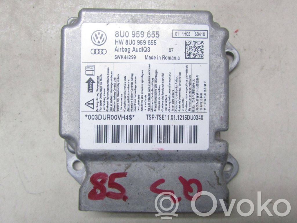 Airbag control unit/module   8U0959655