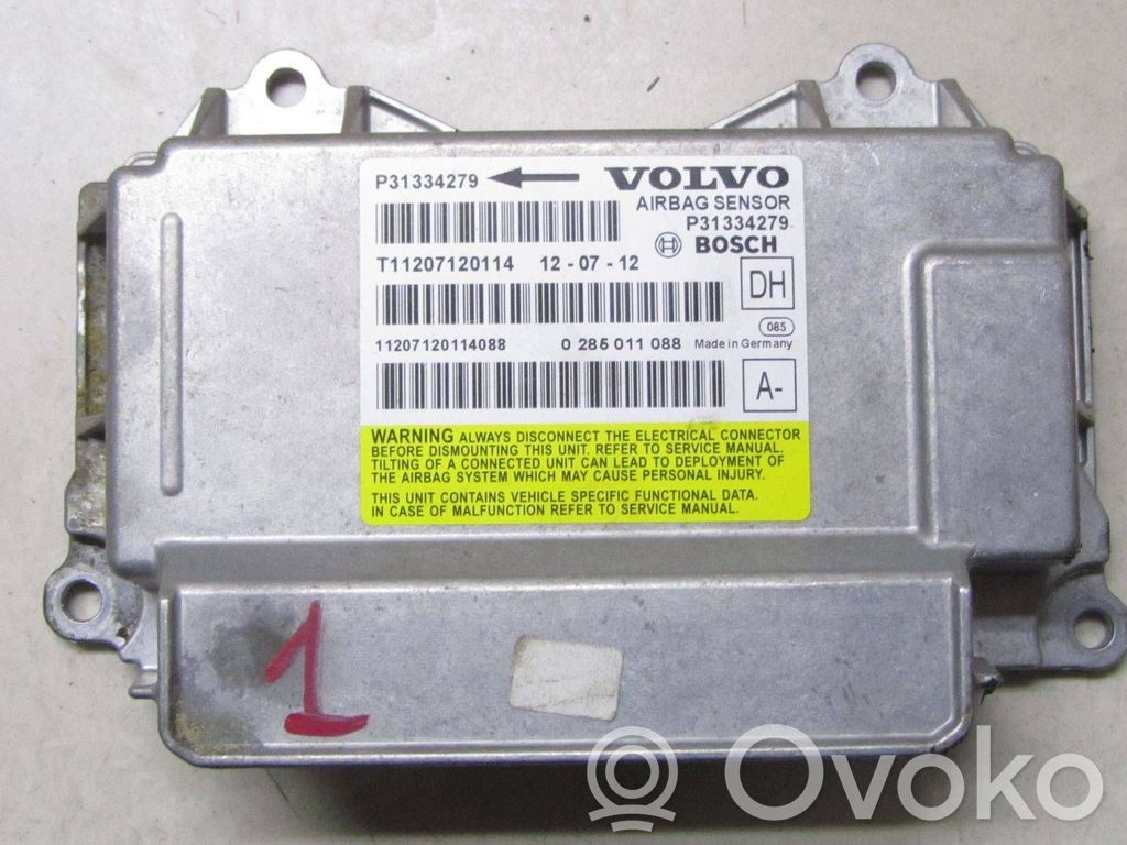 Volvo XC60 Airbag control unit/module 