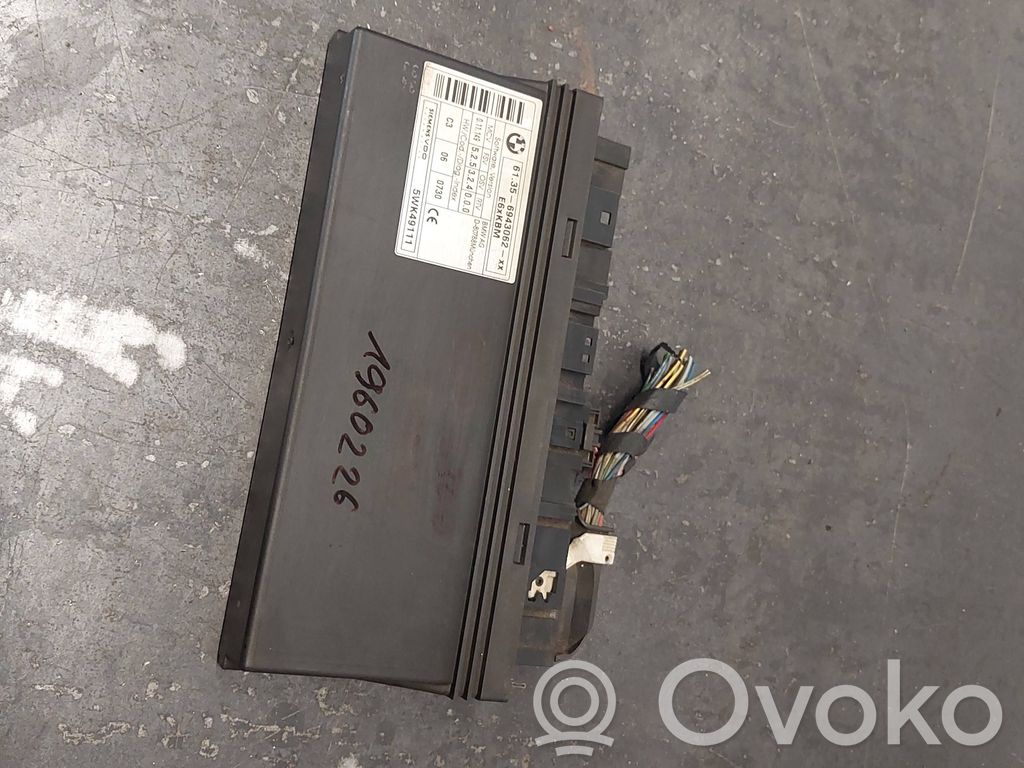 BMW 5 E60 E61 Komforto modulis 