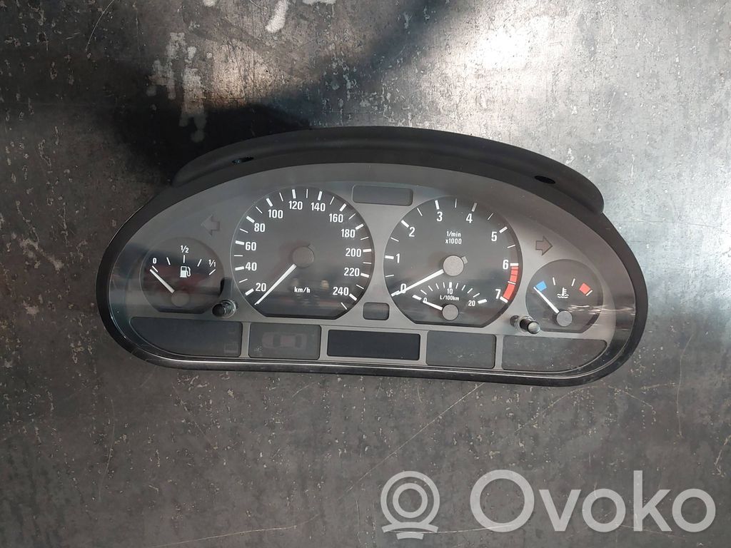 BMW 3 E46 Spidometrs (instrumentu panelī) 