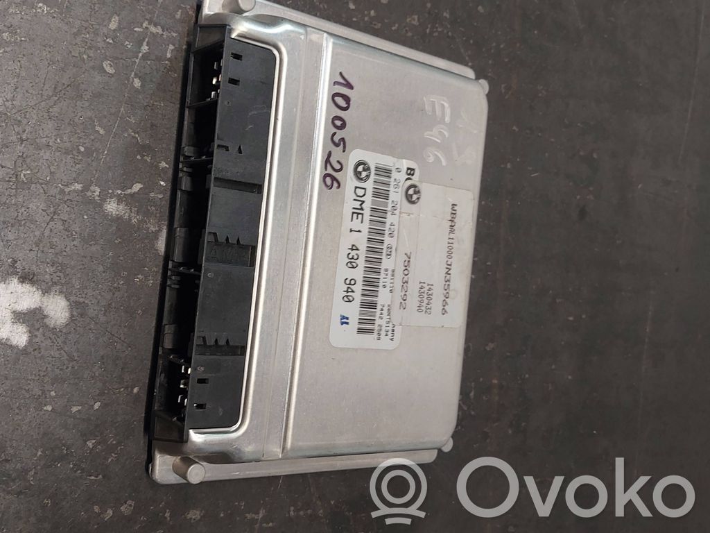 BMW 3 E46 Engine control unit/module 