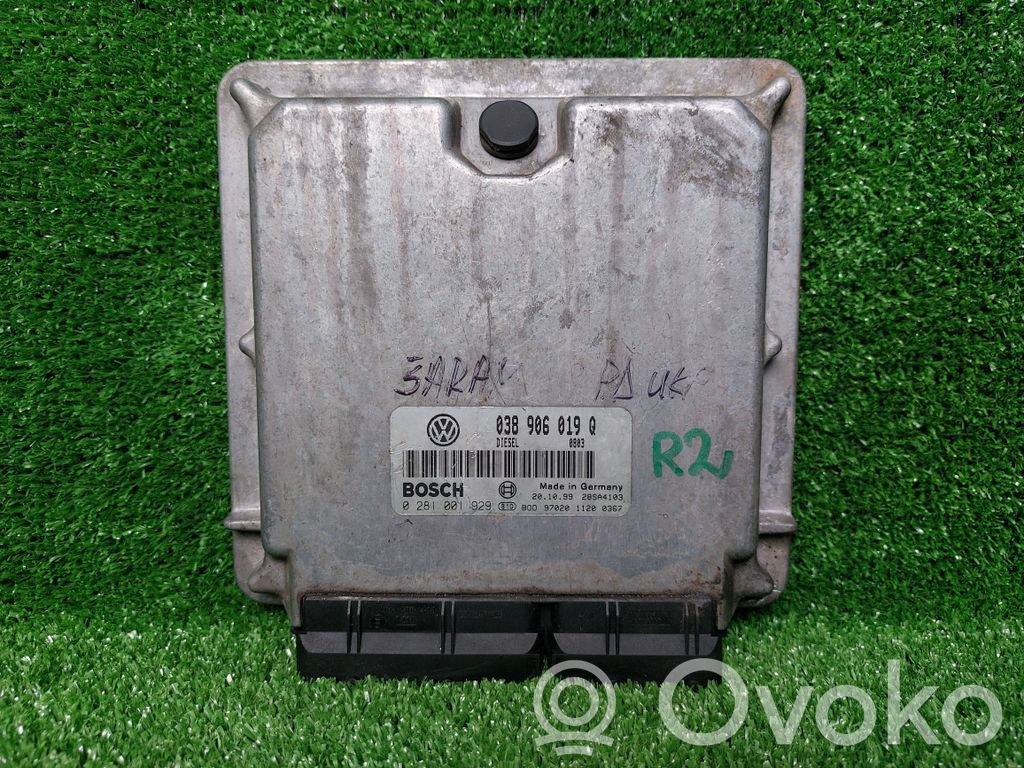 Engine control unit/module   038906019Q,0281001929