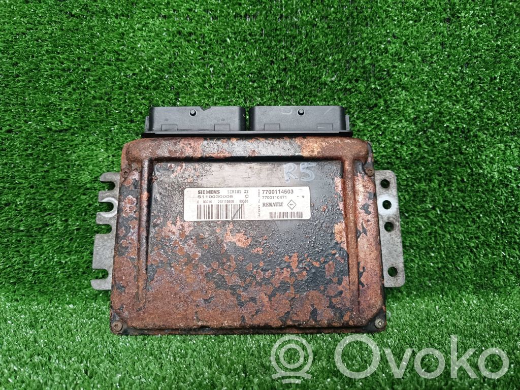 Engine control unit/module   S110030006C,7700114503
