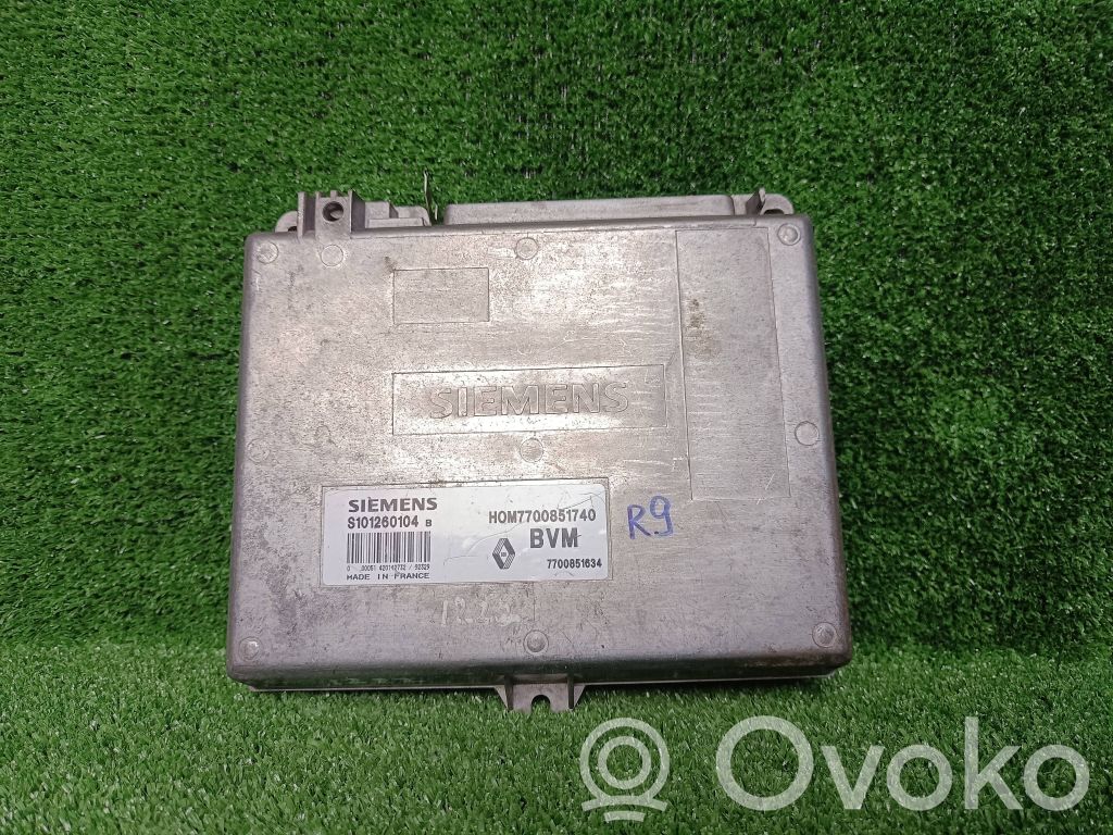 Engine control unit/module   S101260104B,7700851740,7700851634