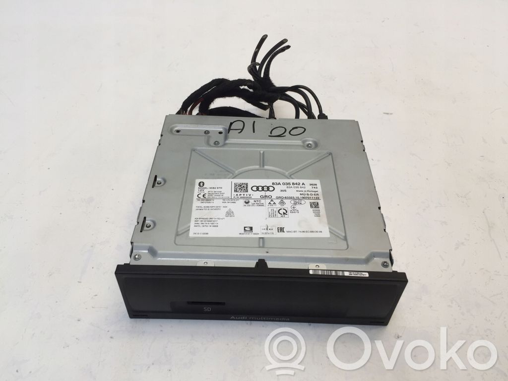 Audi A1 Navigation unit CD/DVD player 