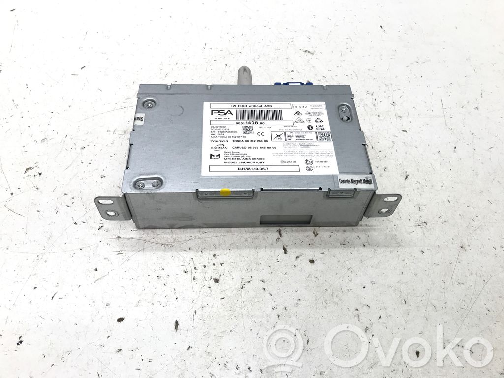 Panel / Radioodtwarzacz CD/DVD/GPS   9851140880,9830226080,969558468000