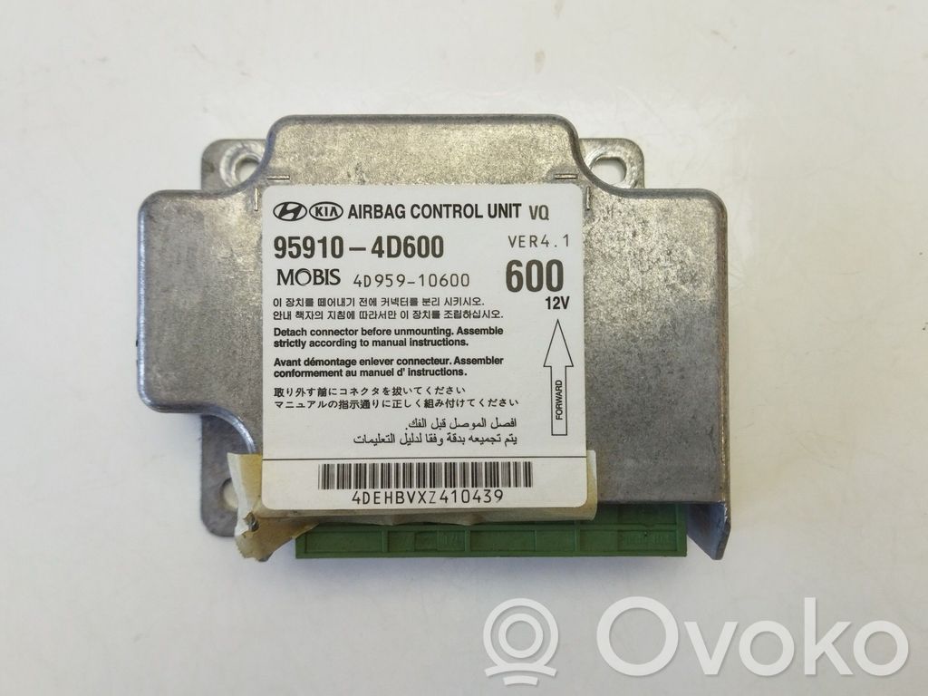 Airbag control unit/module   959104D600