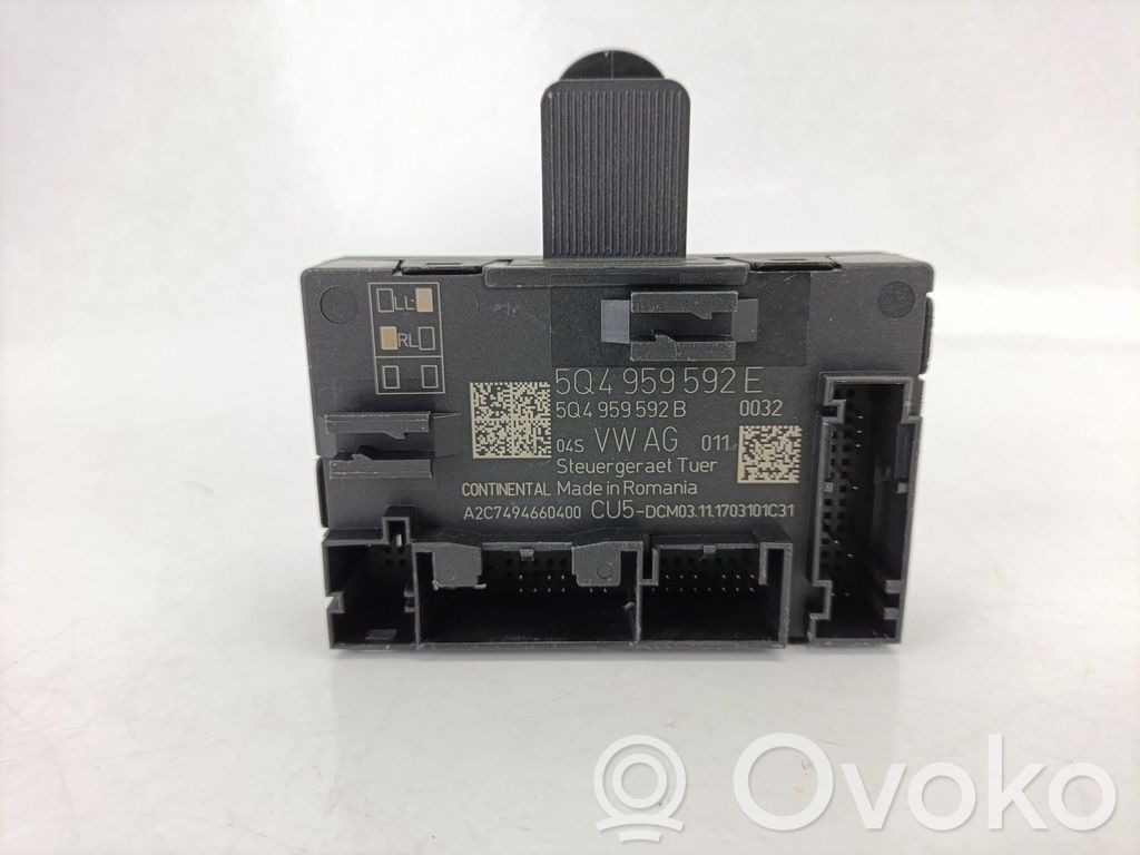 Autres unités de commande / modules   5Q4959592E