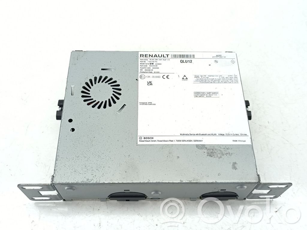 Renault Clio IV Radio/CD/DVD/GPS head unit 
