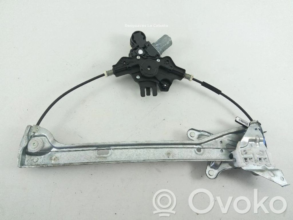 Front door window regulator with motor