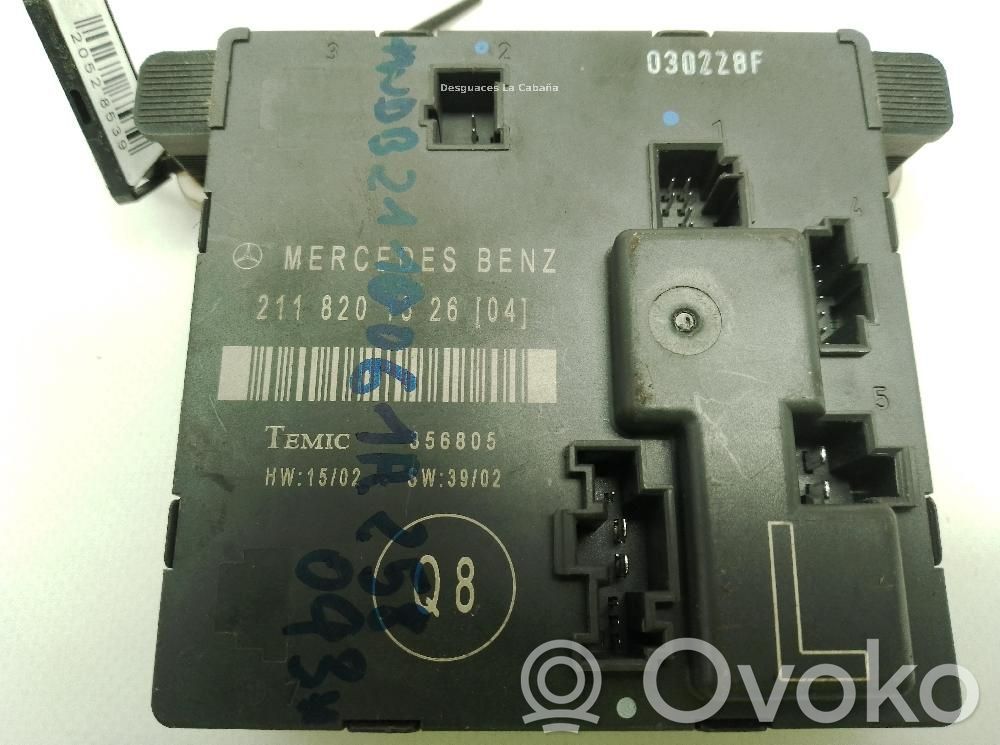Mercedes-Benz E W211 Alte unități/module de control