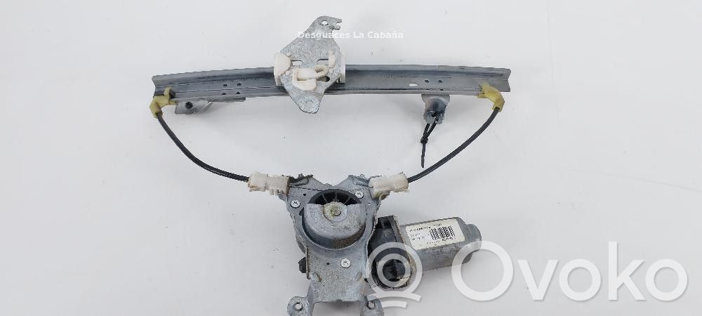 Nissan Qashqai+2 Mehāniskais aizmugurē loga pacelšanas mehānisms