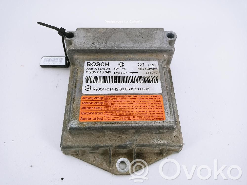 Mercedes-Benz Vito Viano W639 Gaisa spilvenu vadības bloks 