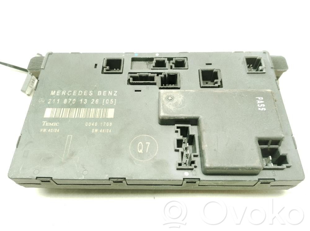 Mercedes-Benz E W211 Centralina/modulo portiere 