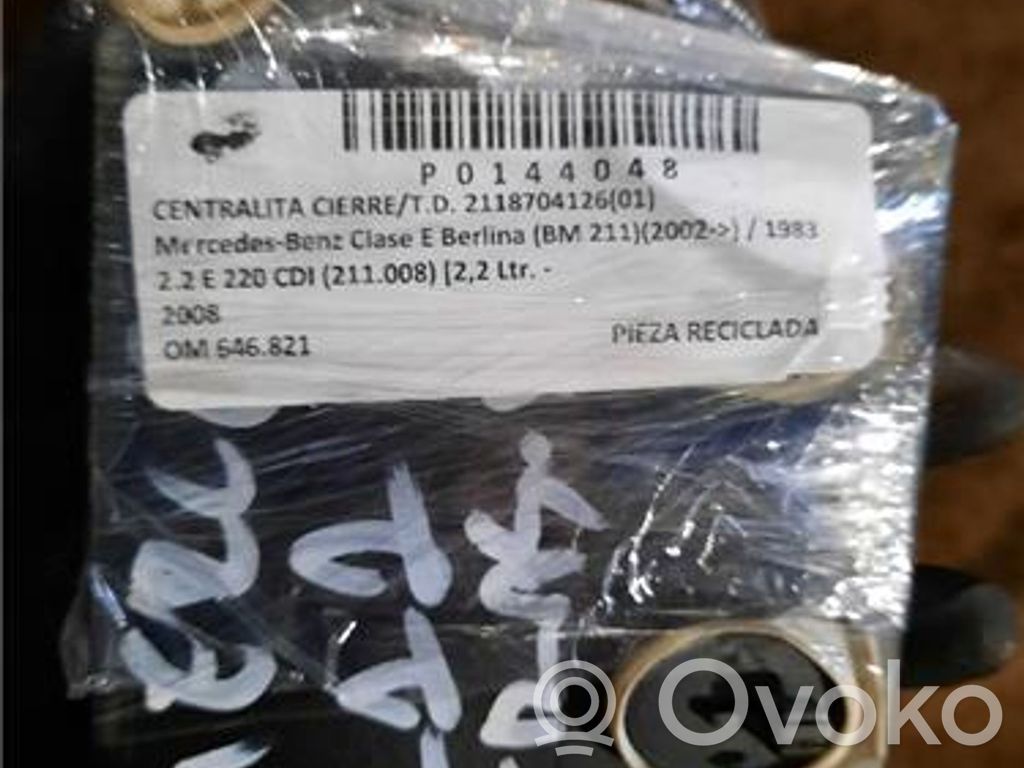 Mercedes-Benz E AMG W211 Homelink control unit 