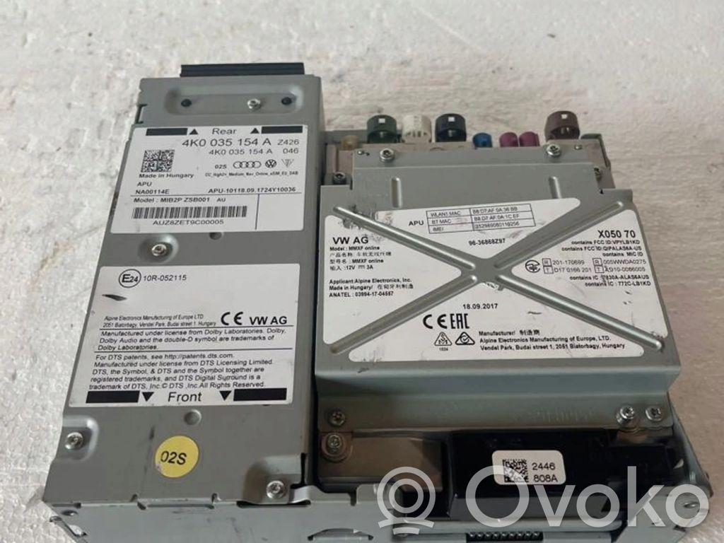 Audi A6 S6 C8 4K Panel / Radioodtwarzacz CD/DVD/GPS 