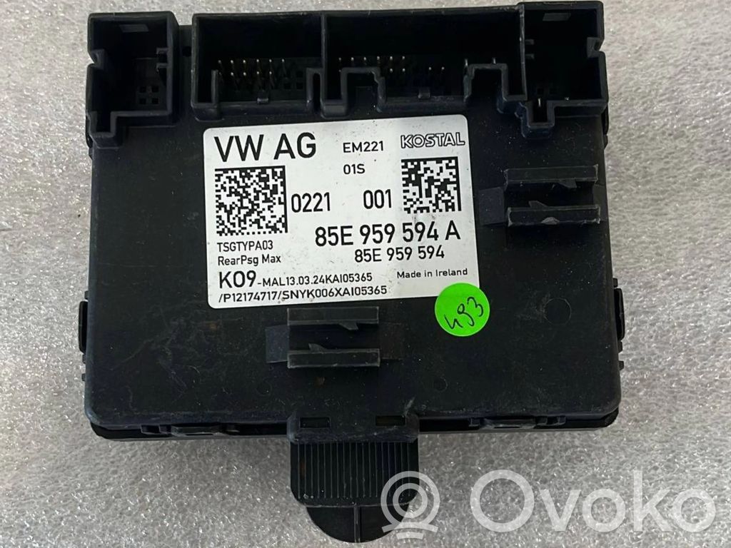 Audi A6 S6 C8 4K Unidad de control/módulo de la puerta 