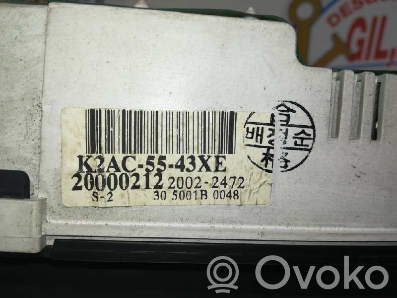 KIA Shuma Tachimetro (quadro strumenti) 