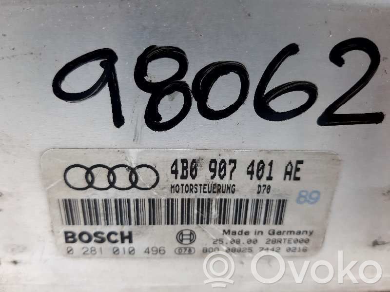 Engine control unit/module   4B0907401AE,98062