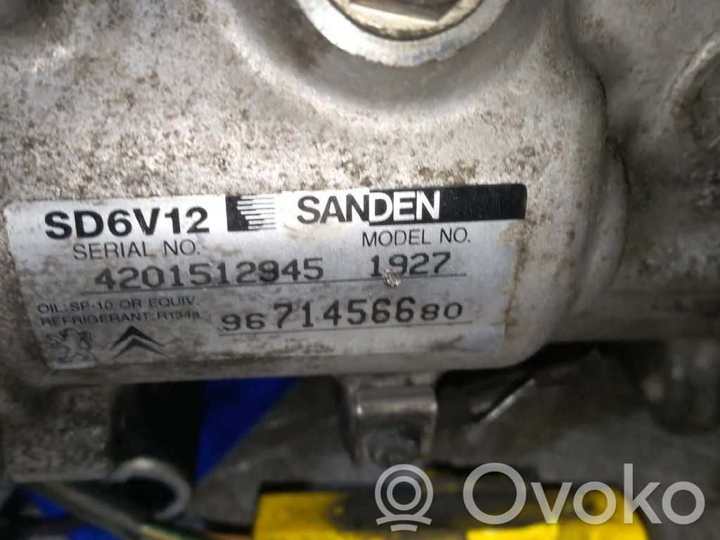 Air conditioning (A/C) compressor (pump)   9671456680,52623