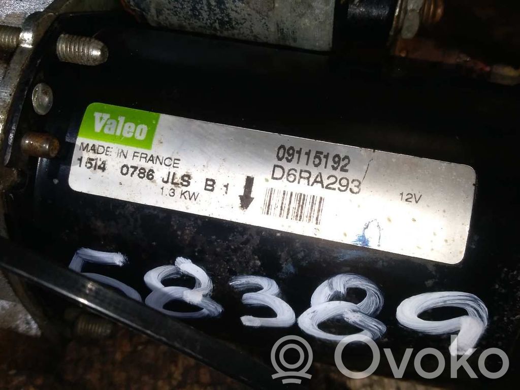 Стартер   09115192,58389