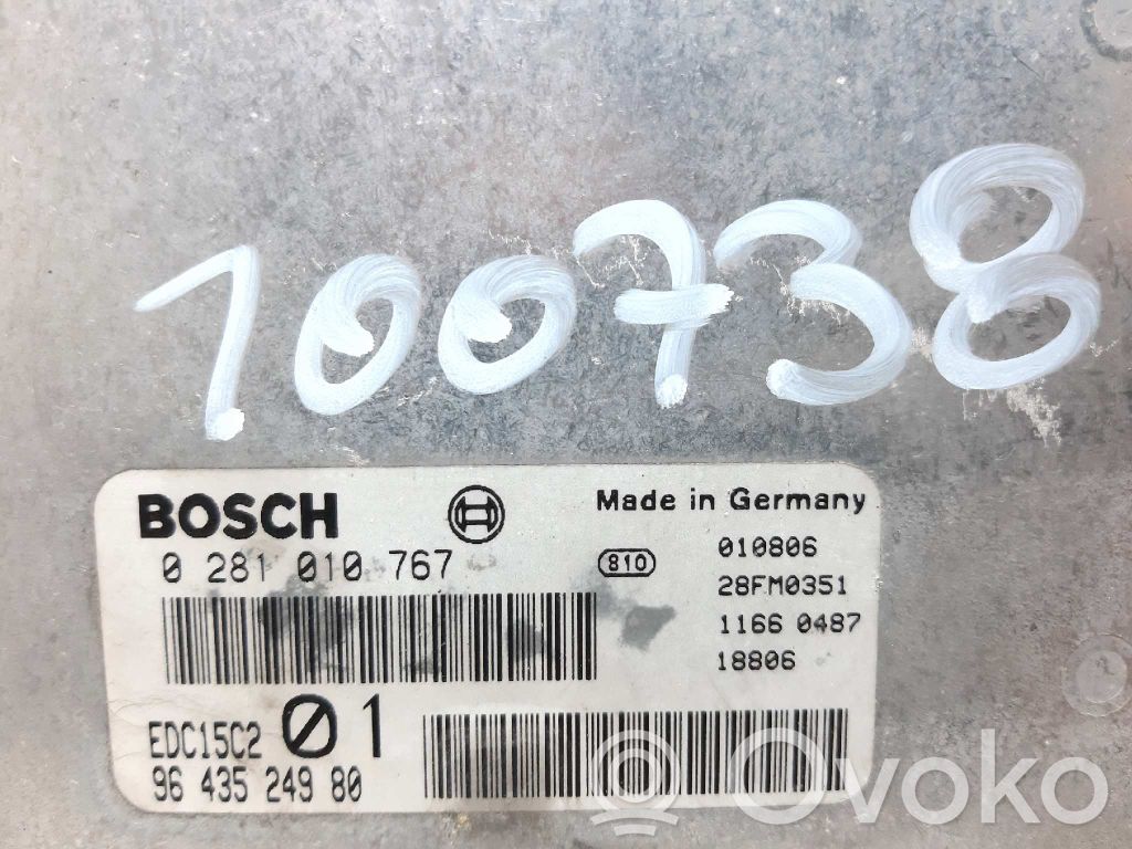 Peugeot 206 Sterownik / Moduł ECU 