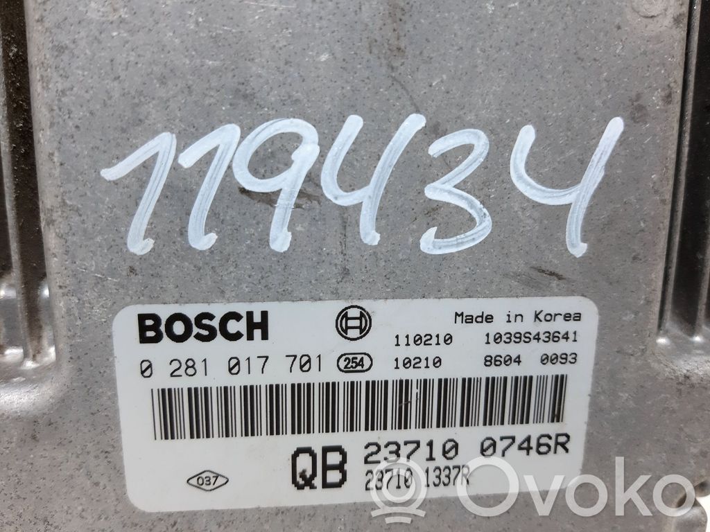 Renault Koleos I Engine control unit/module 