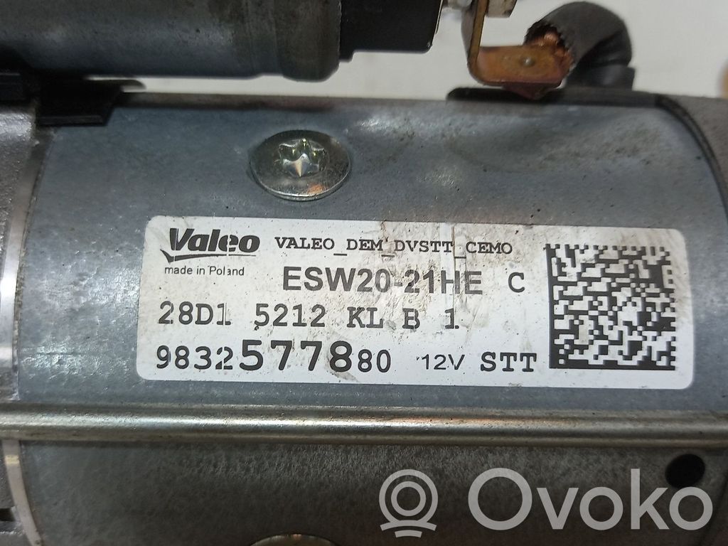 Starter motor   9832577880,128233