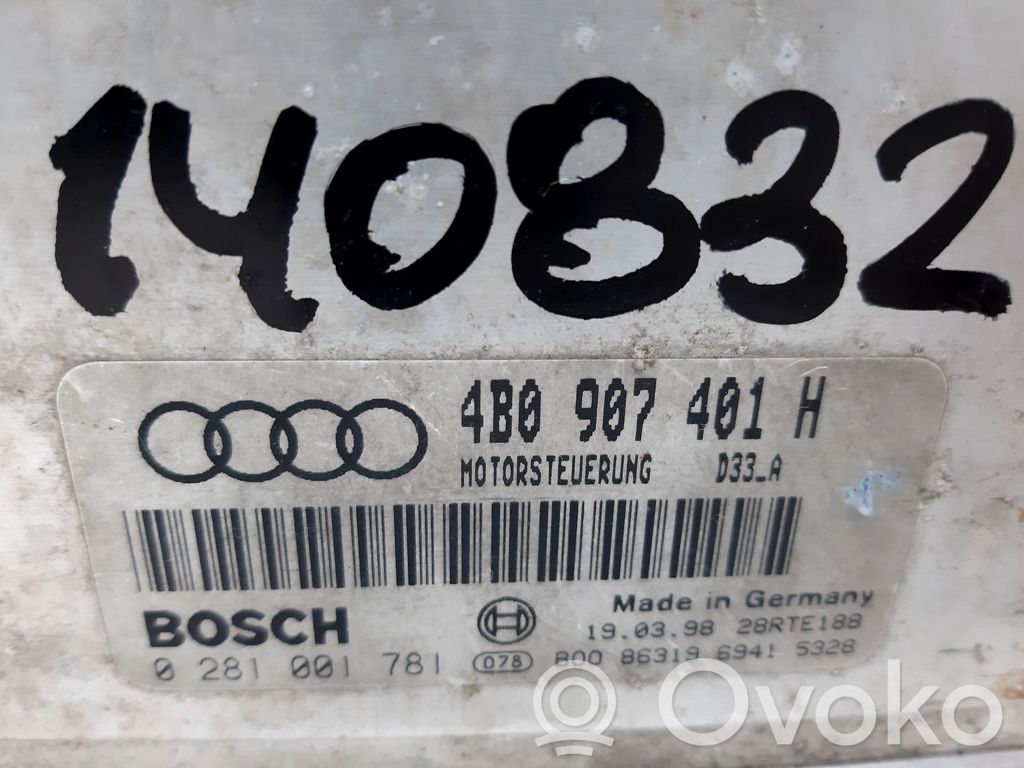 Audi A6 S6 C5 4B Sterownik / Moduł ECU 