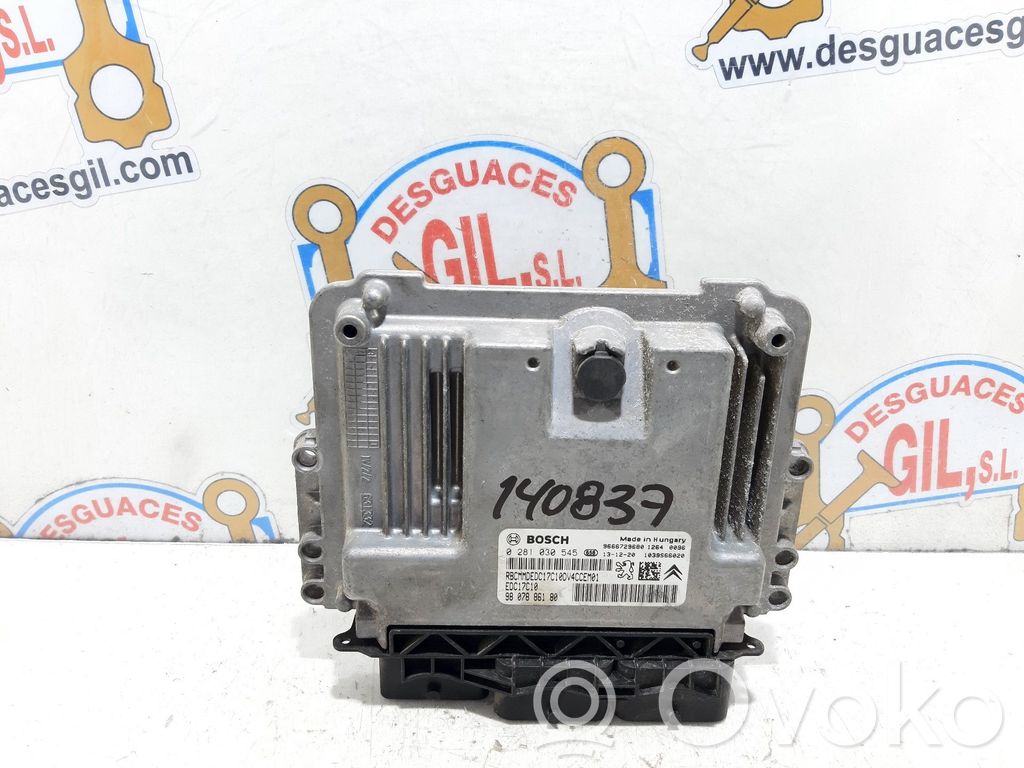 Engine control unit/module   9807886180,140837