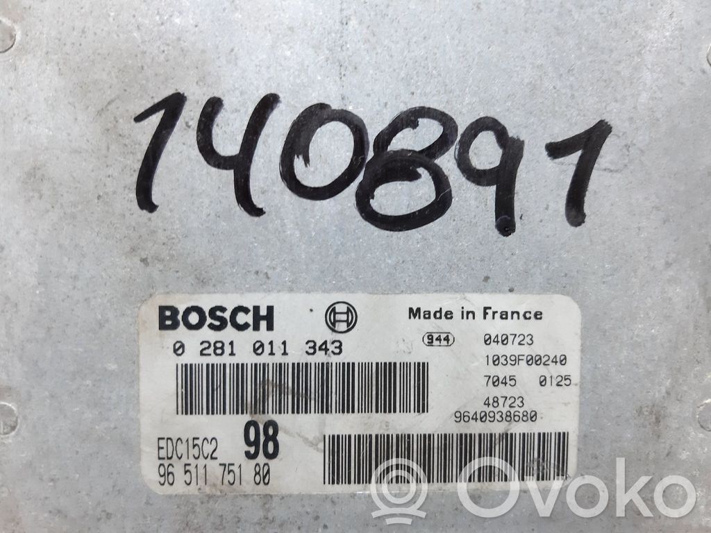 Engine control unit/module   9651175180,140891