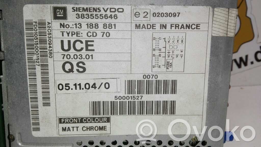 Opel Meriva A Radio/CD/DVD/GPS head unit 