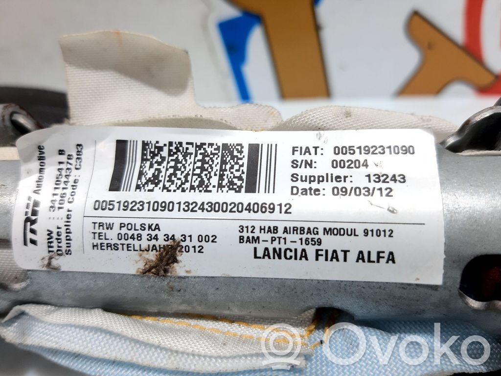 Fiat 500 Poduszka powietrzna Airbag drzwi przednich 