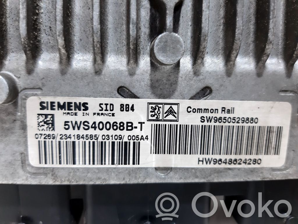 Engine control unit/module   HW9648624280,108974