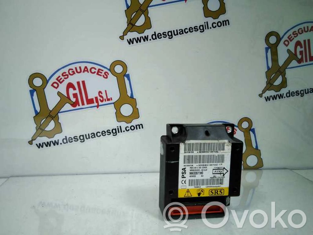 Airbag control unit/module   9663357780,48805