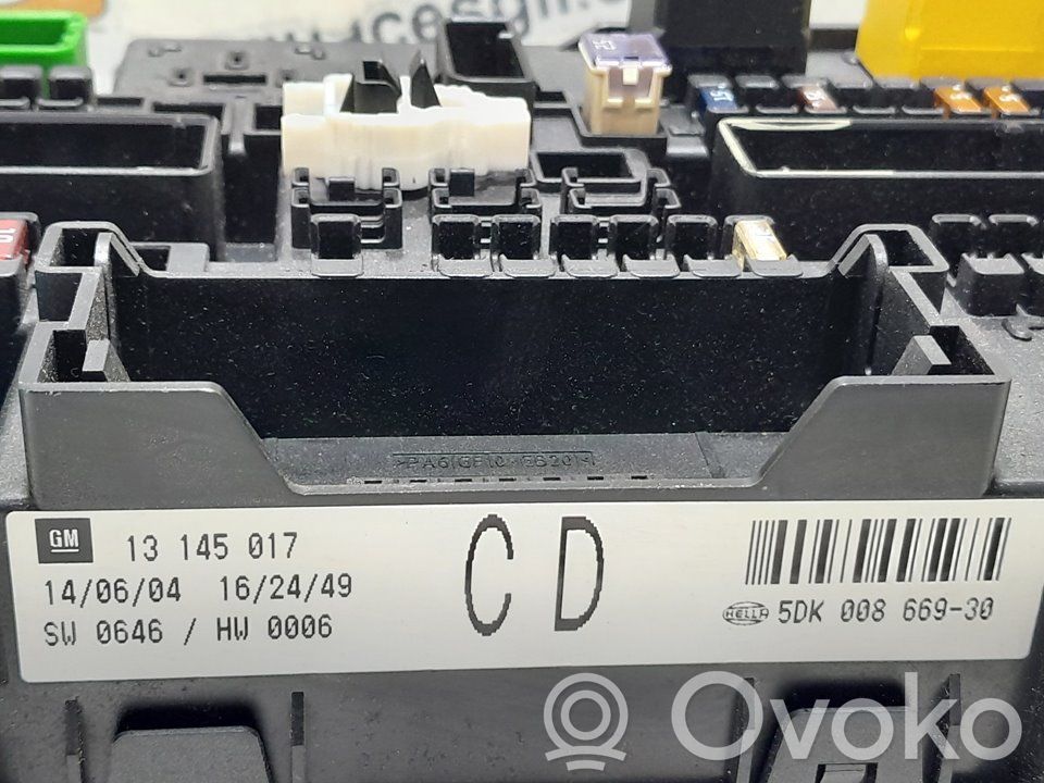 Módulo de fusible   13145017,151230