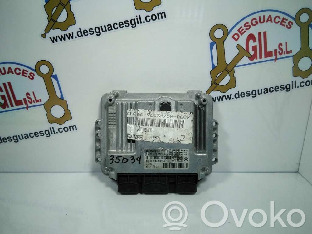 Engine control unit/module   9663475880,35034