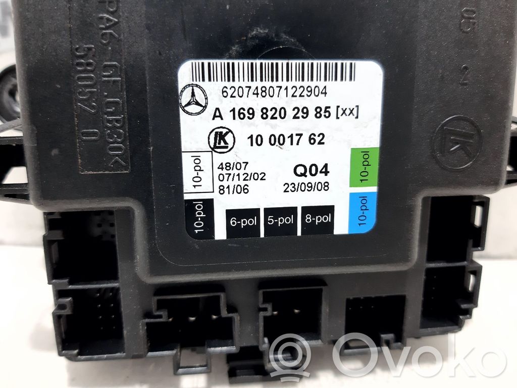 Mercedes-Benz A W169 Sterownik / Moduł centralnego zamka 