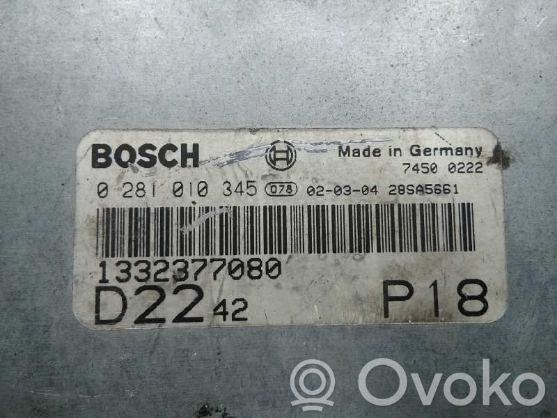 Engine control unit/module   133237708,43368